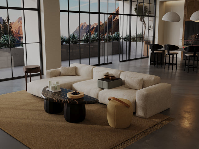 Tierra 3'lü Daybed Koltuk - Krem