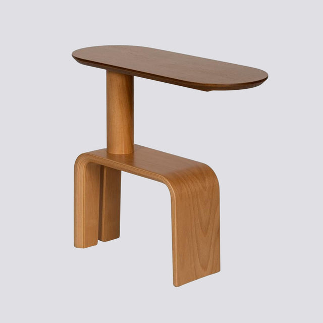 Cross Side Table Natural