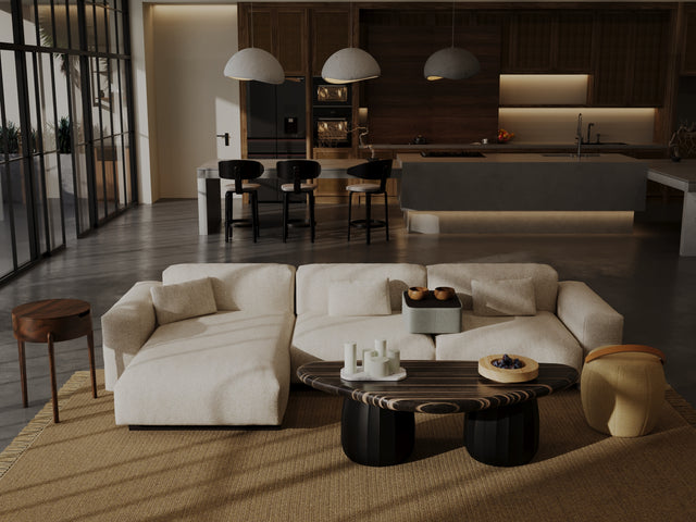 Tierra 3'lü Daybed Koltuk - Krem