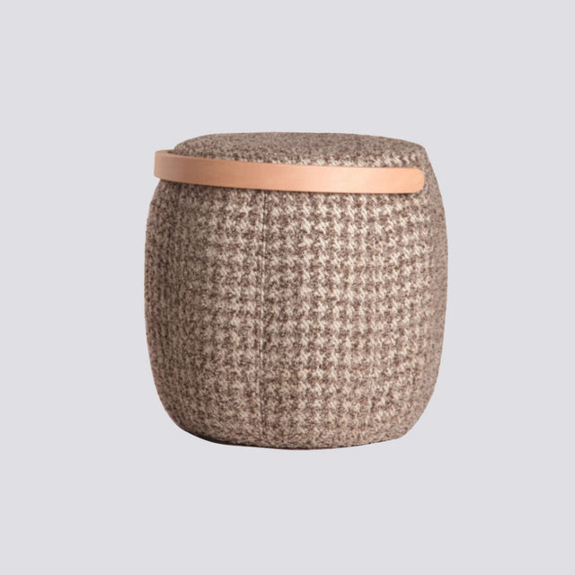 Bakraç Pouf Mink Natural