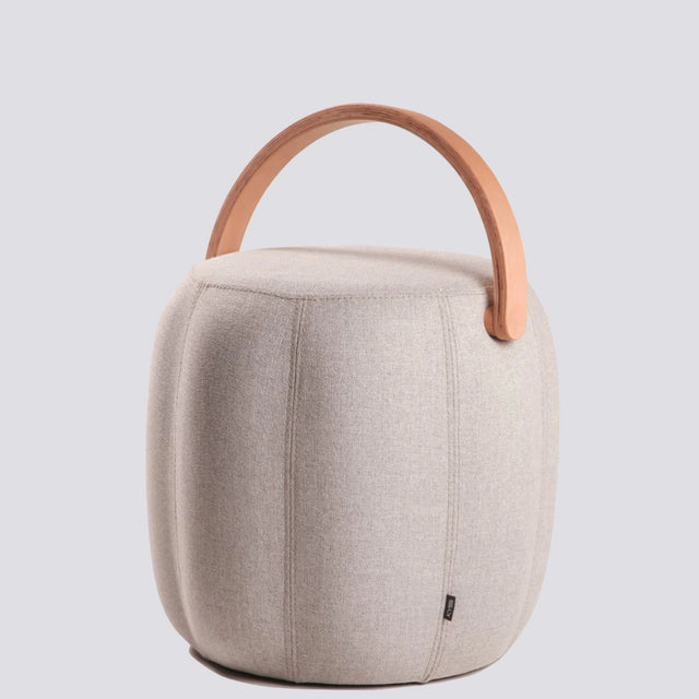 Bakraç Puf - Gri Naturel