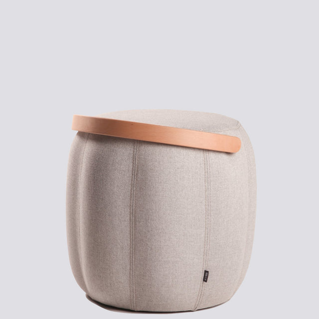 Bakraç Puf - Gri Naturel