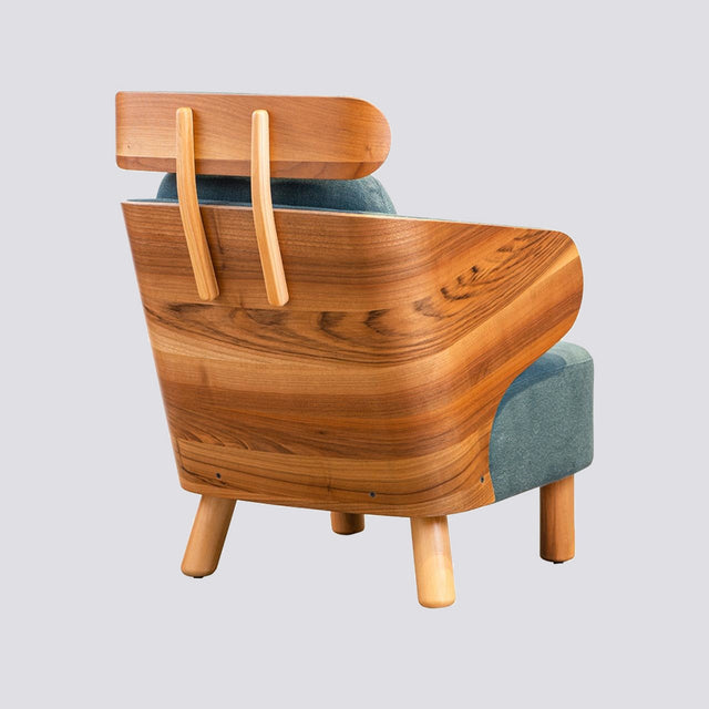 Aztec Klapalı Berjer Açık Ceviz