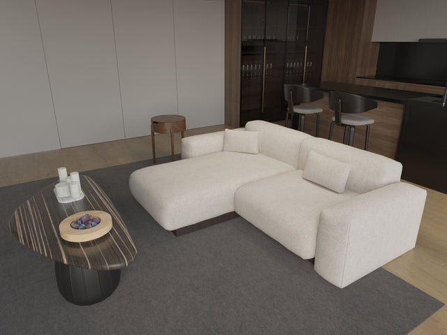 Tierra 2'li L Koltuk - Krem