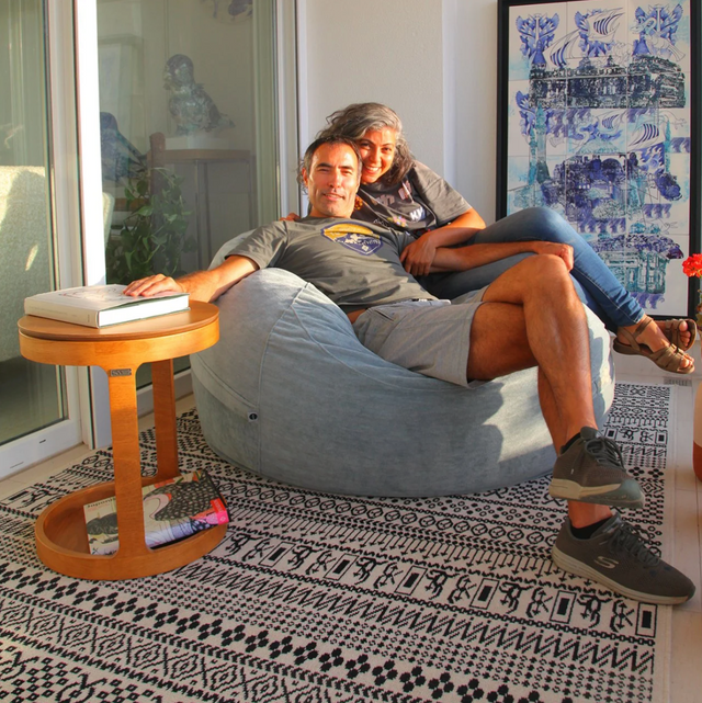 enn Pouf Medium - Bodrum Mavisi