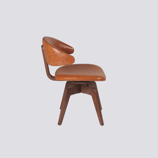 Fila Wood Deri Çalışma Sandalyesi