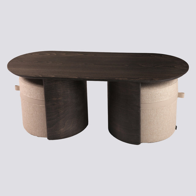 Kanguru Sehpa+2 Puf Takım