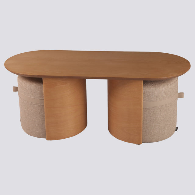 Kanguru Sehpa+2 Puf Takım