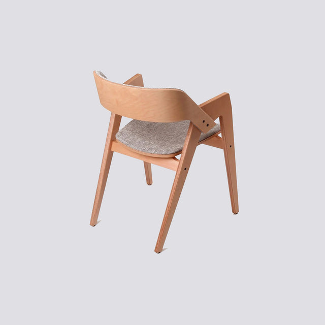 Nest Back Transparent Black Body Light Walnut