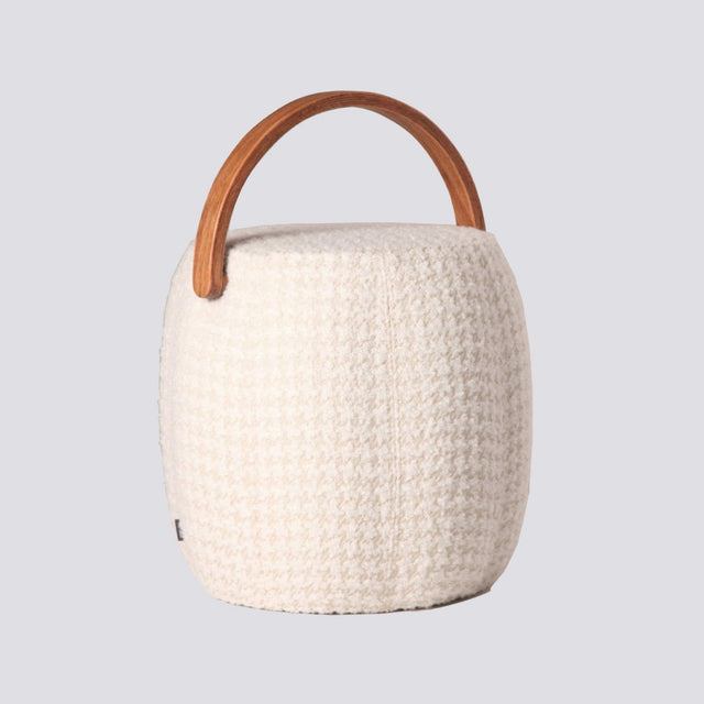 Bakrac Puff Snow White Walnut