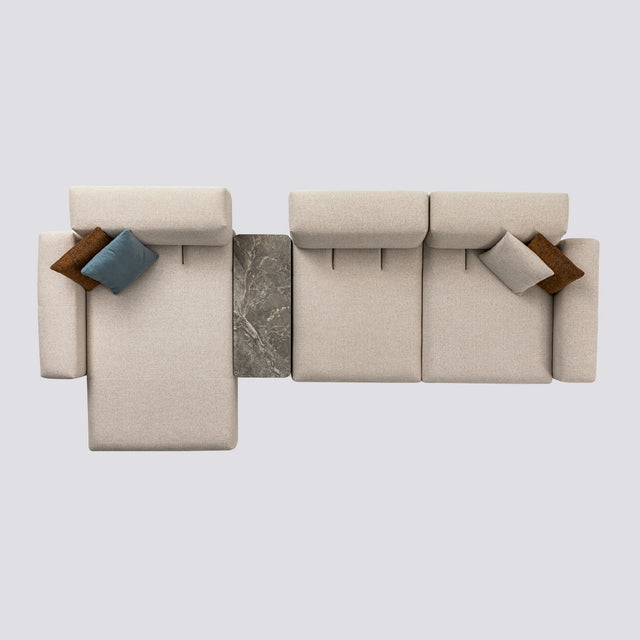 Tierra 3'lü Sağ Daybed Koltuk sehpa