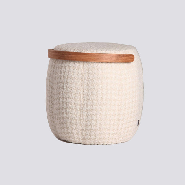 Bakrac Puff Snow White Walnut
