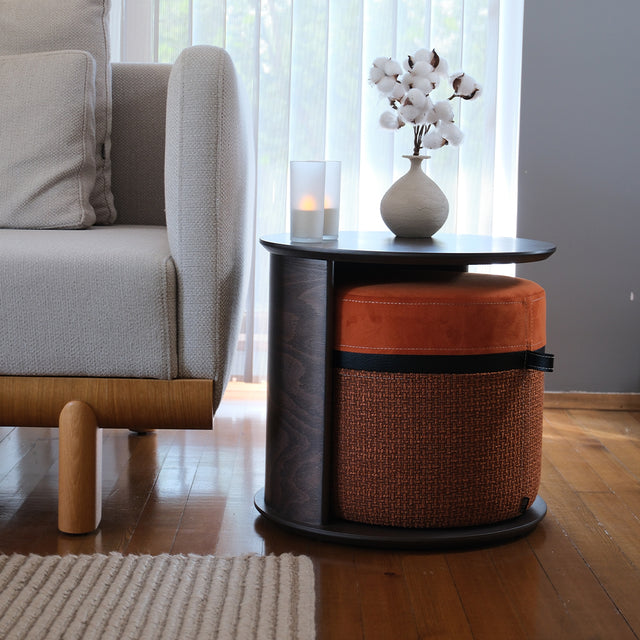 Mono Kangaroo Coffee Table + Pouf