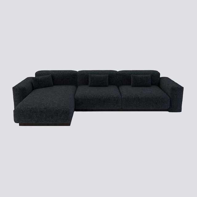 Tierra 3'lü Daybed Koltuk - Koyu Gri