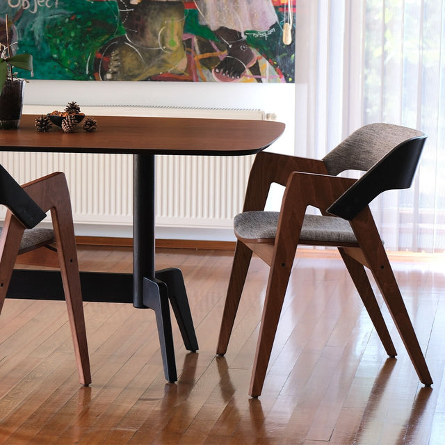 Nest Sırt Saydam Siyah Gövde Açık Ceviz