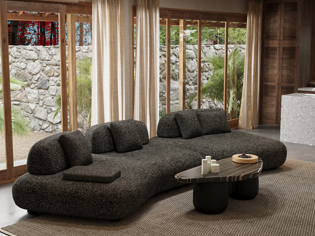 Ruby 3'lü L - Siyah