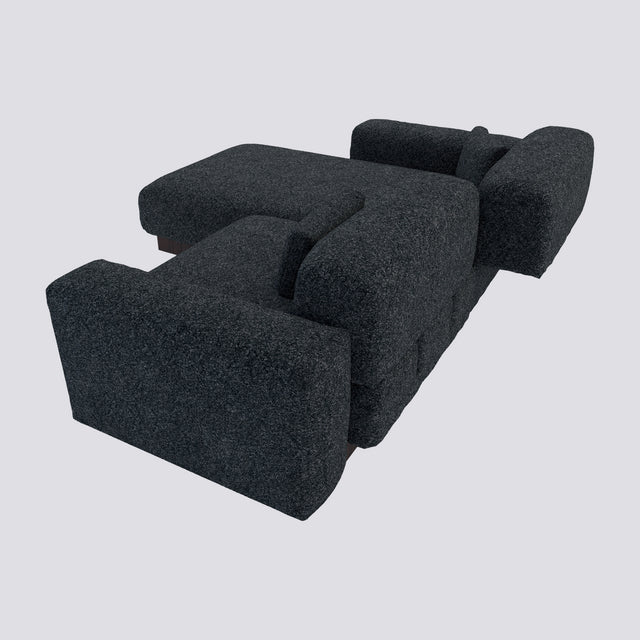 Tierra 2'li L Koltuk - Koyu Gri