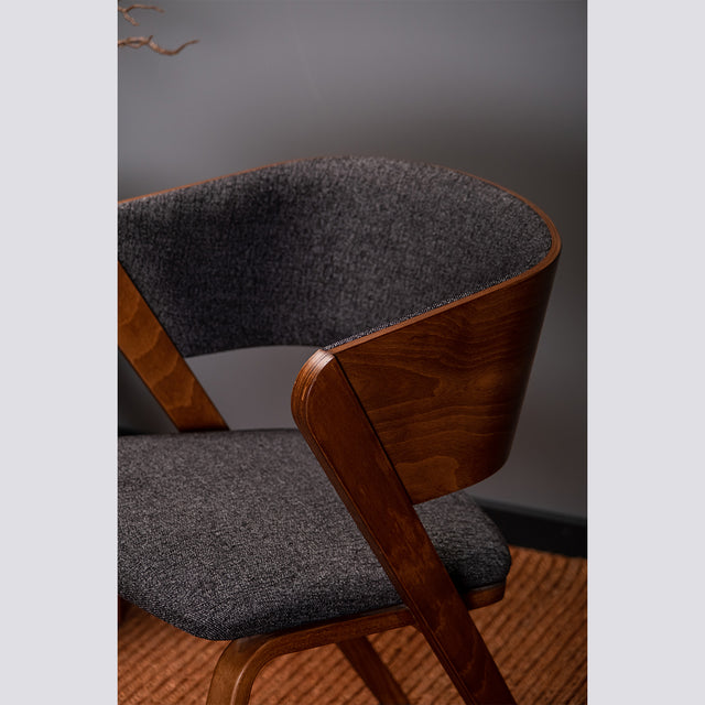 Vals 04 Sandalye Amerikan Ceviz