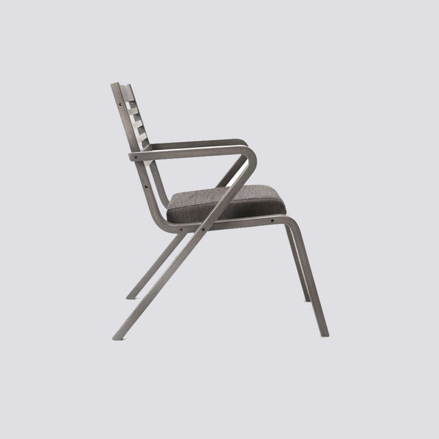Sofaline Garden Armrest Chair Kubi Gray