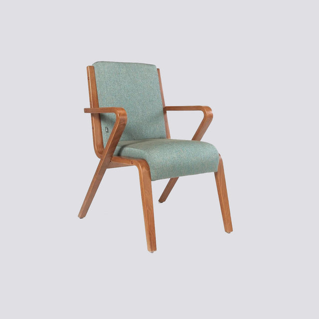 Sofaline Kolçaklı Sandalye Açık Ceviz