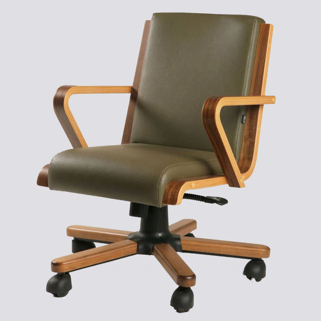 Walnut Sofaline Office Study Chair