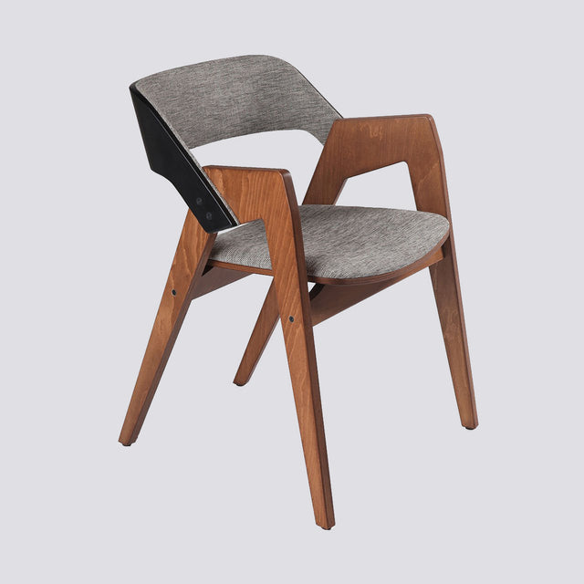 Nest Back Transparent Black Body Light Walnut