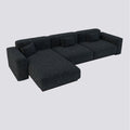 Tierra 3'lü Daybed Koltuk - Koyu Gri