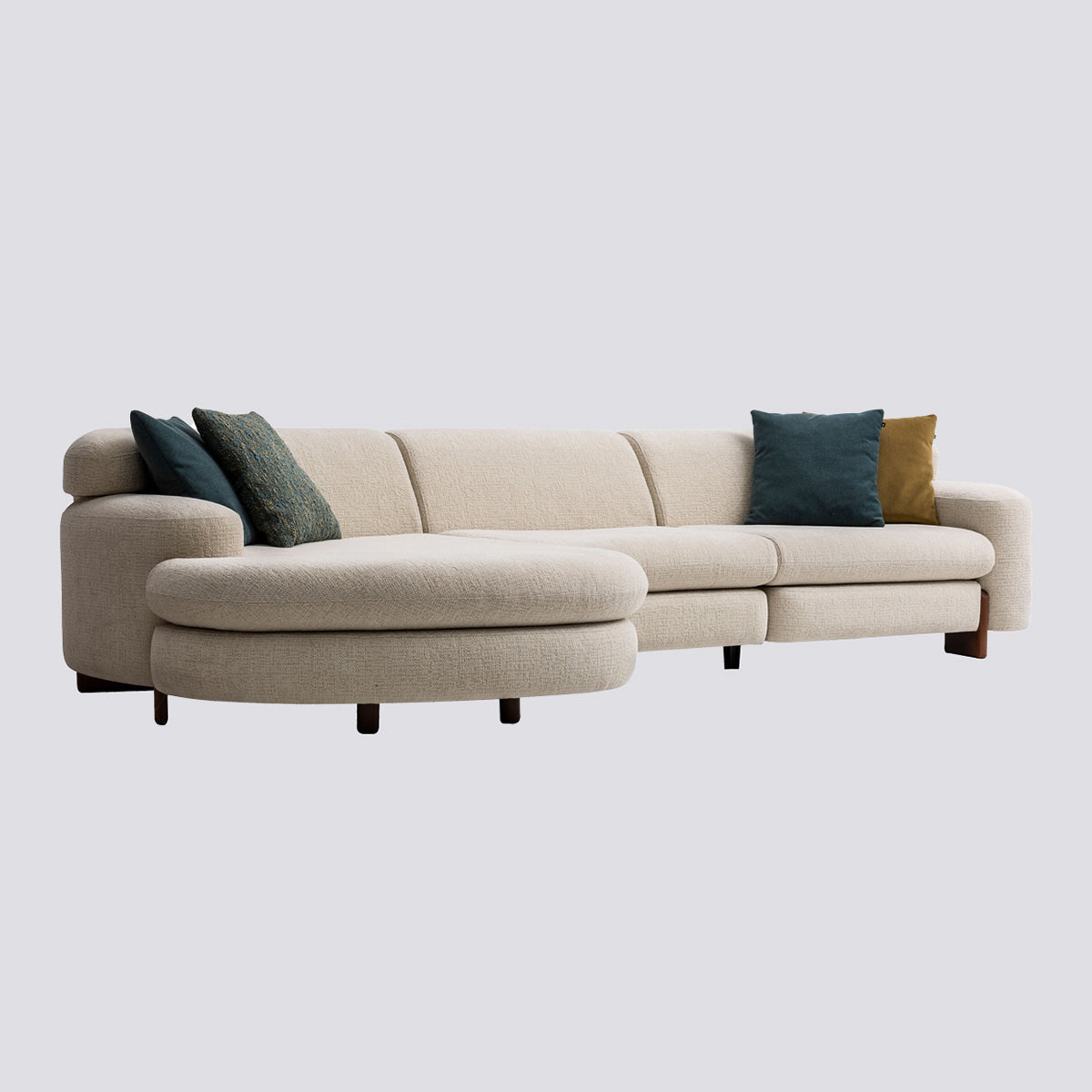 Ellipse L-Shaped Sofa