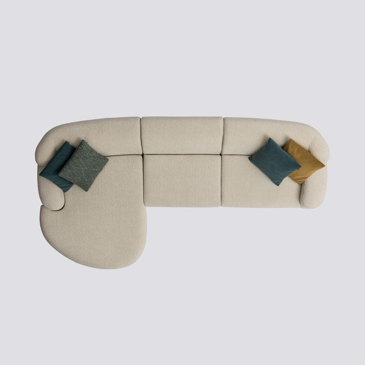 Ellipse L-Shaped Sofa