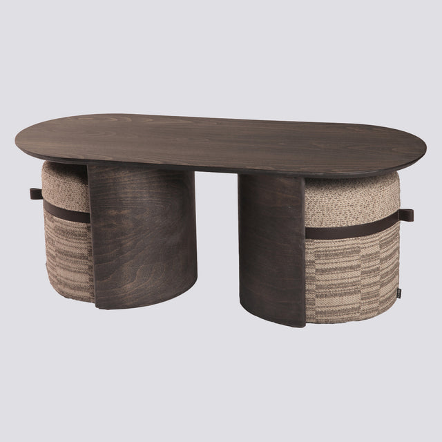 Kanguru Sehpa+2 Puf Takım