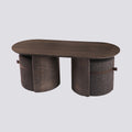 Kangaroo Coffee Table + 2 Puff Set
