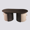 Kangaroo Coffee Table + 2 Puff Set