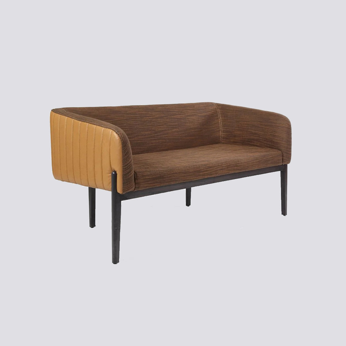 Kenn D 2-Seat Sofa Transparent Black