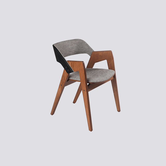 Nest Back Transparent Black Body Light Walnut