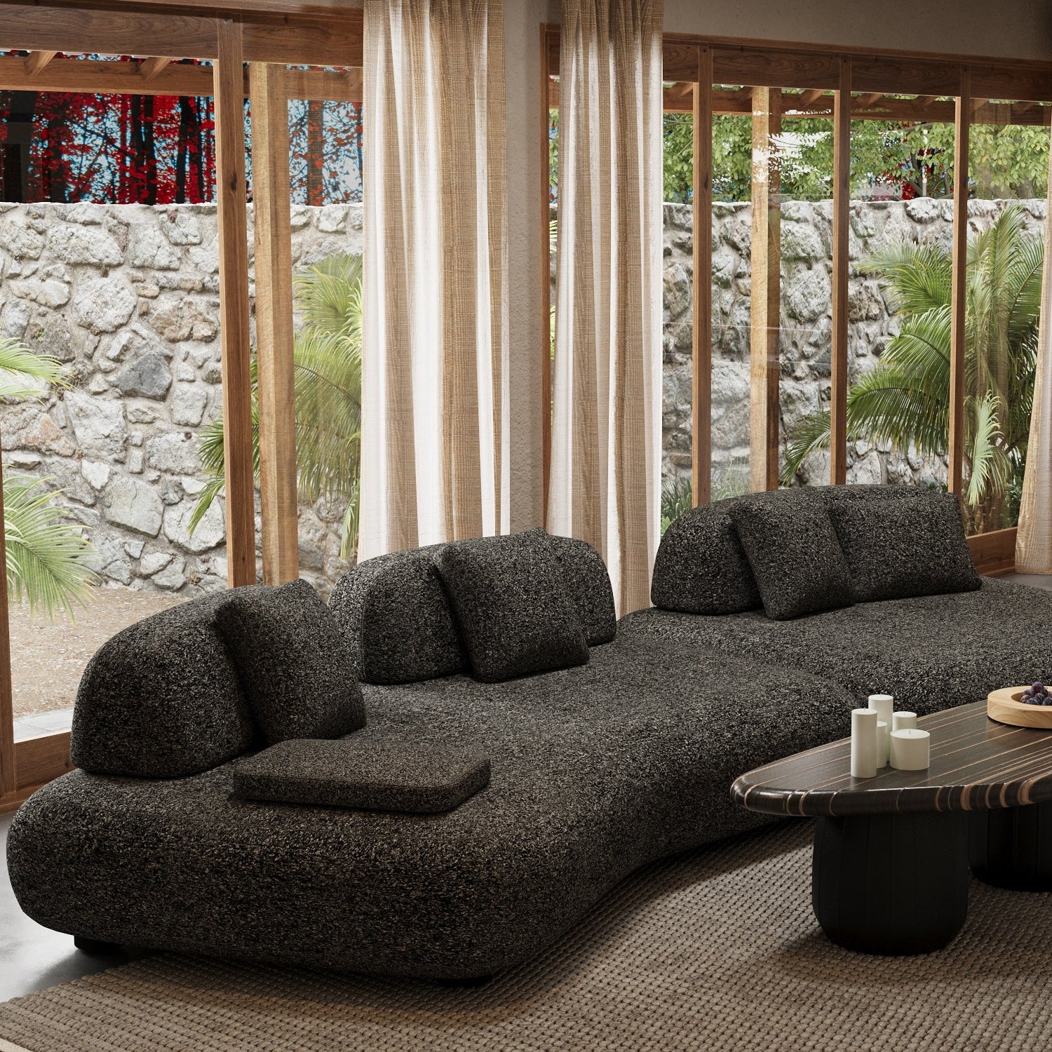 Ruby Triple L Sofa