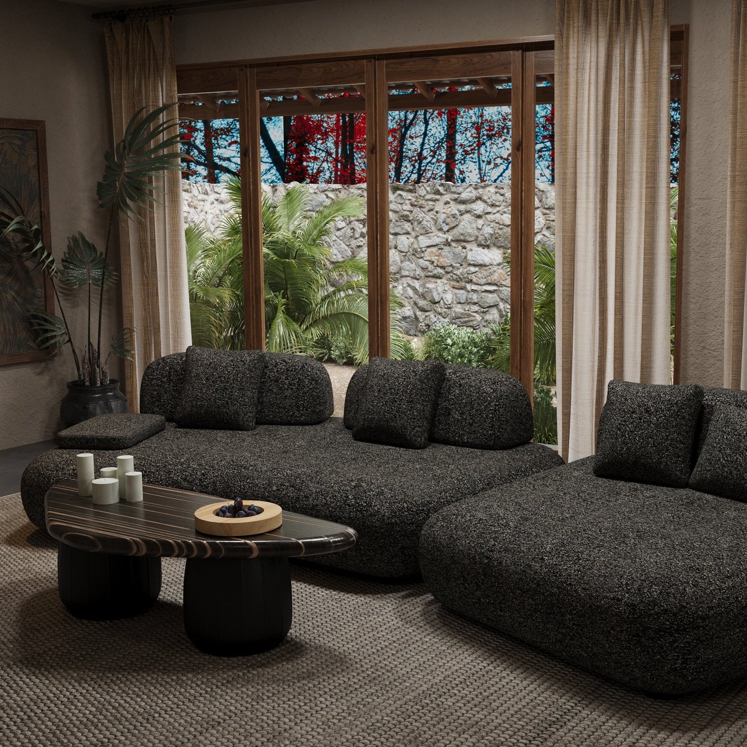 Ruby Triple L Sofa