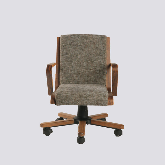 Walnut Sofaline Office Study Chair