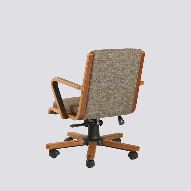 Walnut Sofaline Office Study Chair