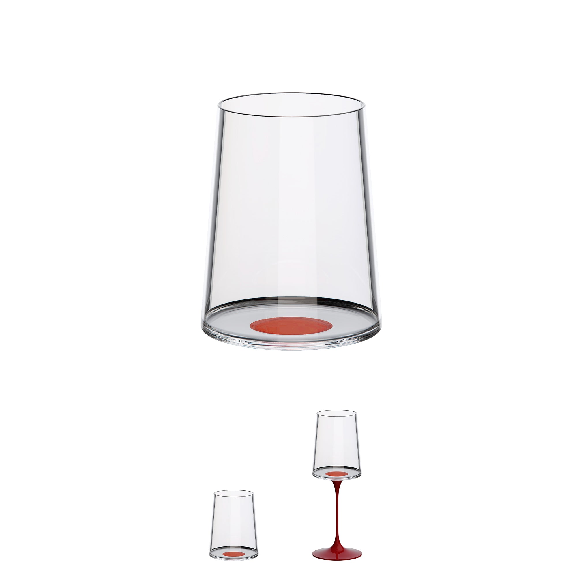 Split Glass Beyaz Şarap Bardağı