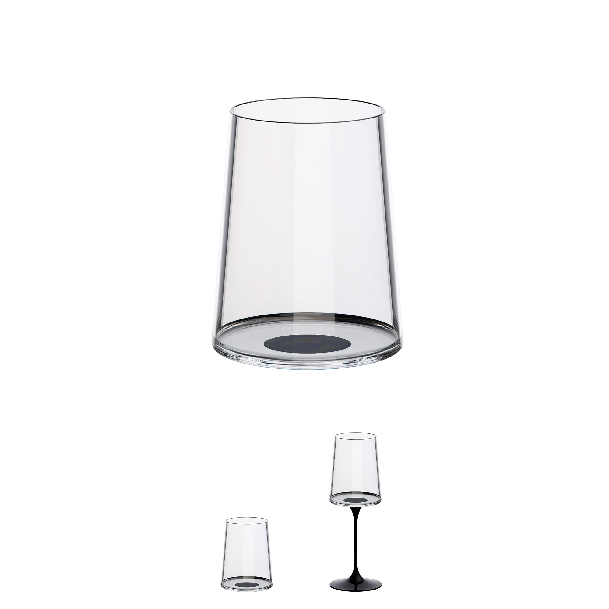 Split Glass Beyaz Şarap Bardağı
