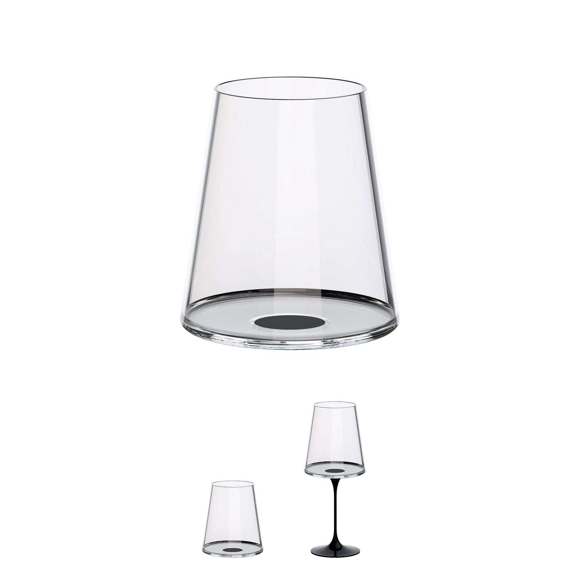 Split Glass Kırmızı Şarap Bardağı