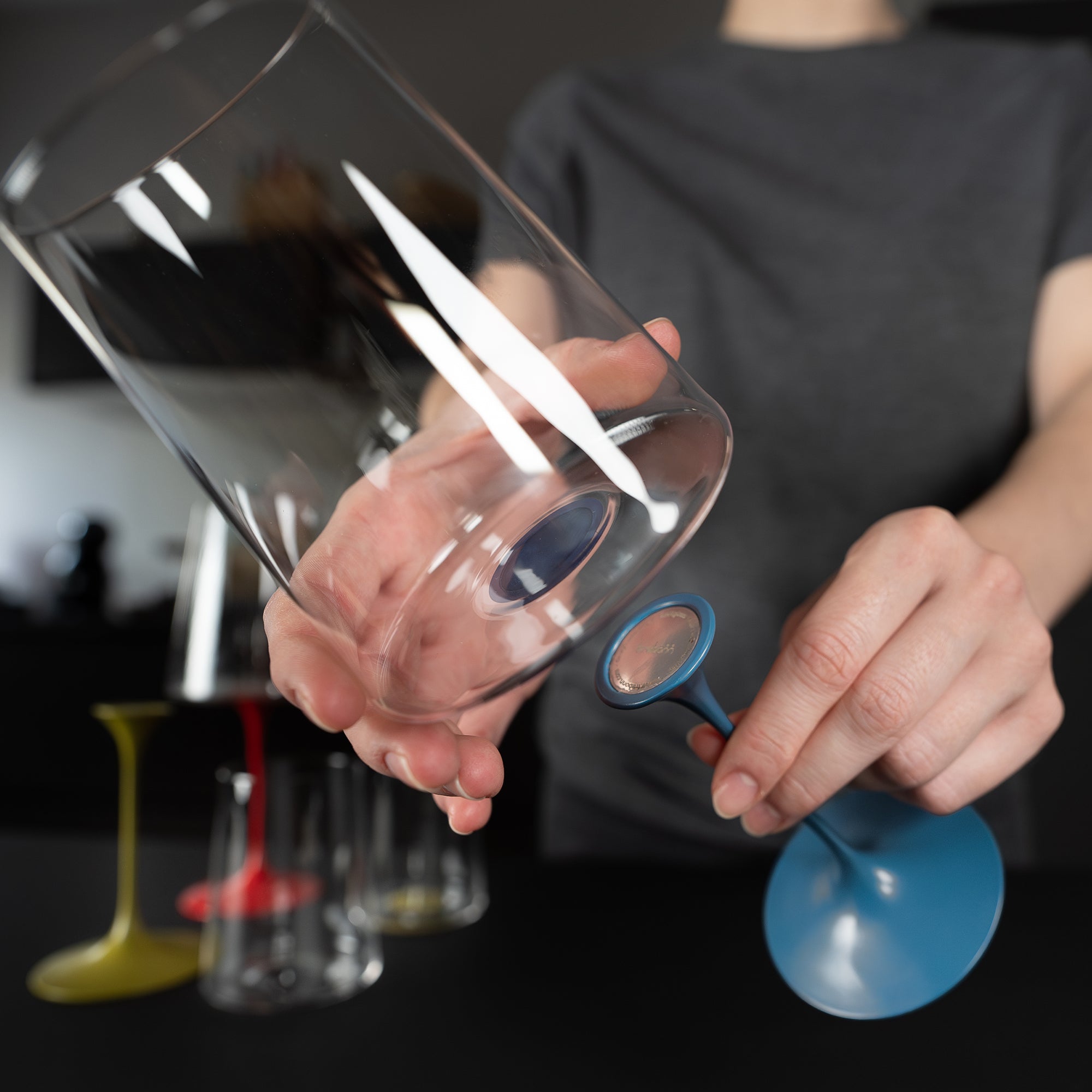 Split Glass Kırmızı Şarap Bardağı