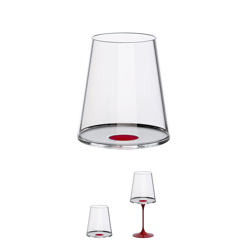 Split Glass Kırmızı Şarap Bardağı