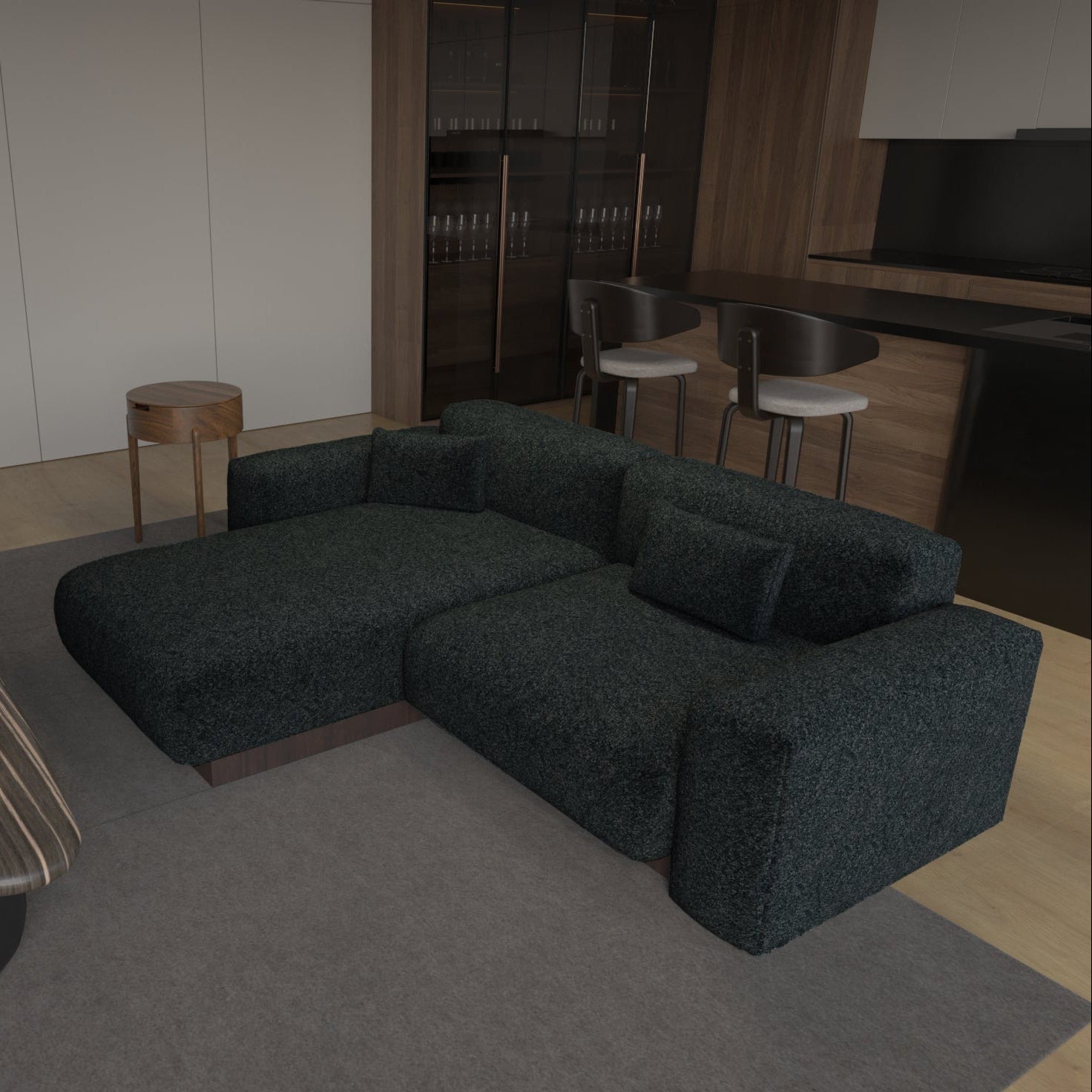 Tierra Two-Seater L-Shaped Sofa
