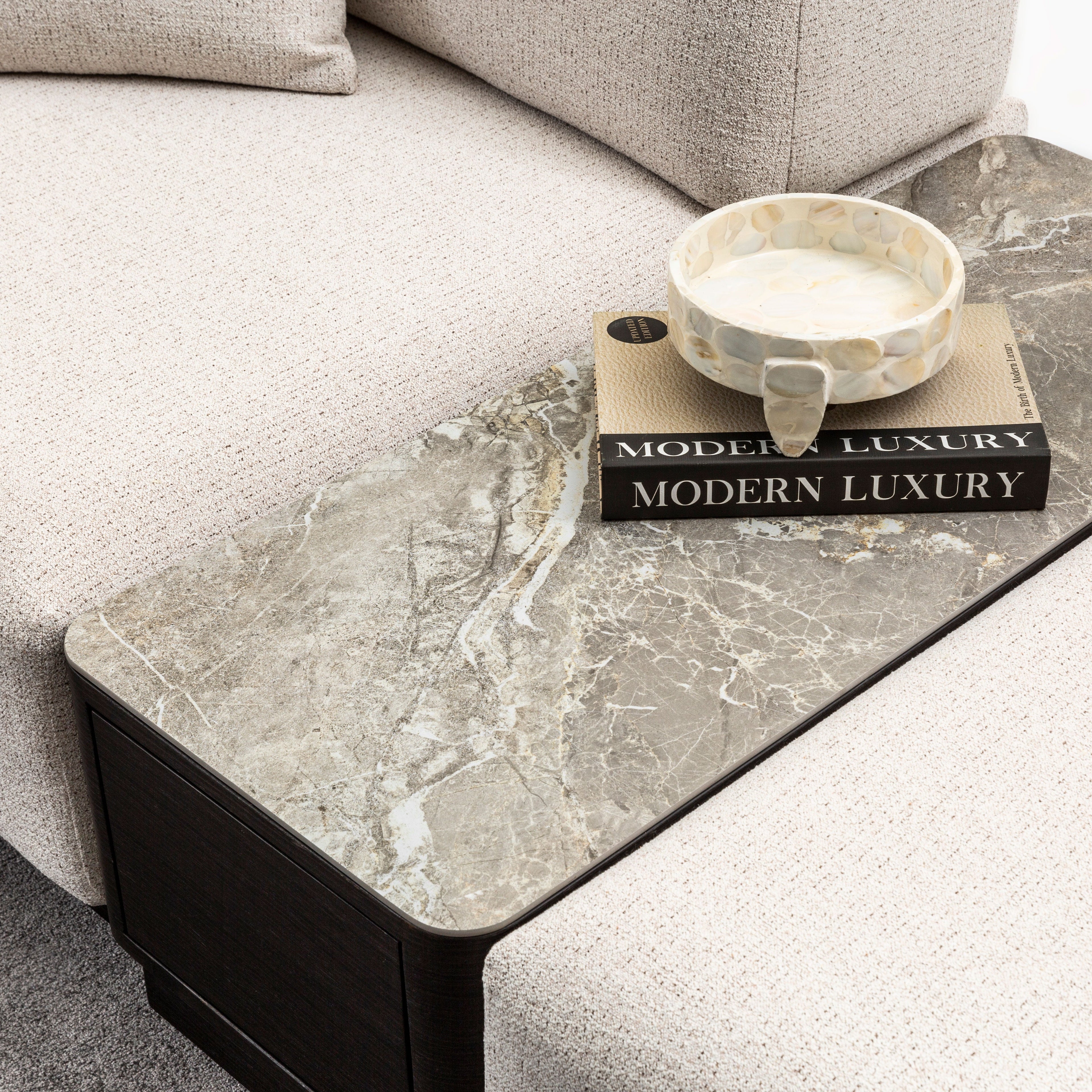 Tierra Triple Daybed Sofa with Side Table Module