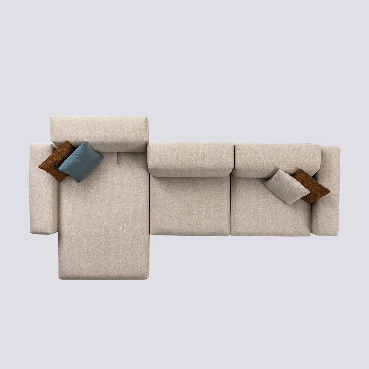 Tierra Three-Seater Right Daybed Sofa