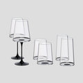 Split Glass – Tüm Bardaklar – Siyah (2'li Set)