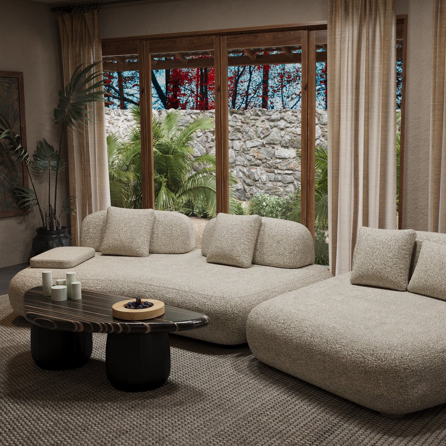 Ruby Triple L Sofa