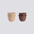 Sole Coffe Cup / Cream & Dark Brown