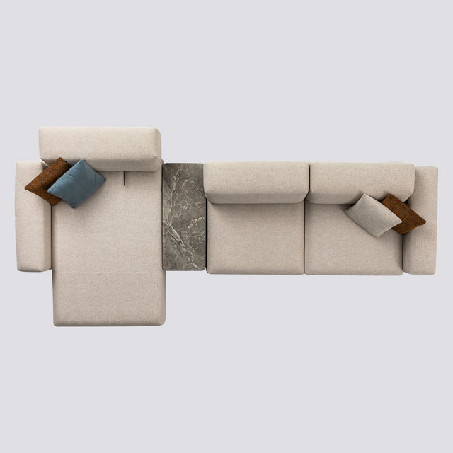 Tierra 3'lü Sağ Daybed Koltuk sehpa